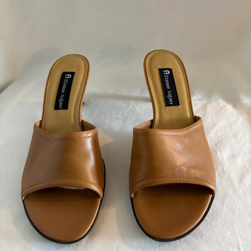 Etienne Aigner Slide Sandals